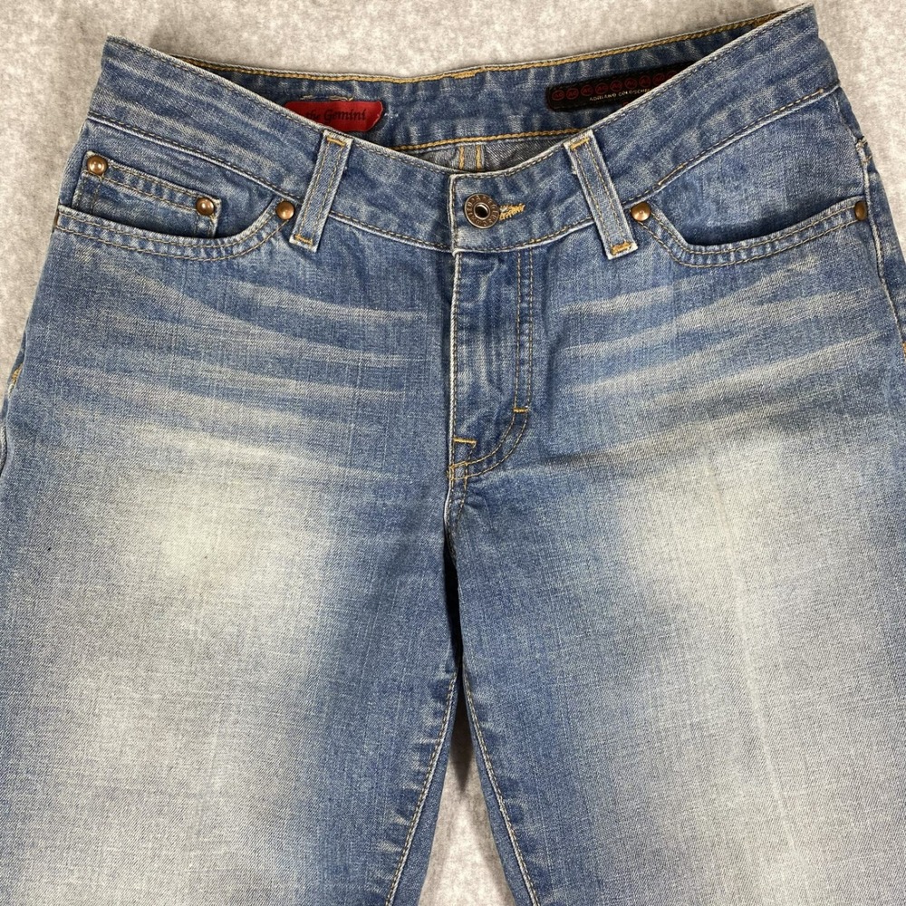 AG Adriano Goldschmied The Gemini Boot Cut Jeans Womens Blue Made in USA - Picture 4 of 16